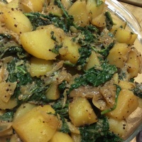 Spinach & Potato Curry - Saag Aloo